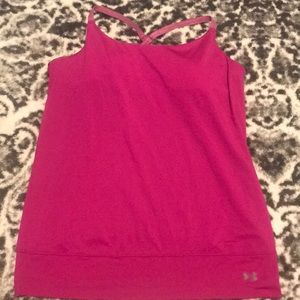 Under armour tank top (built in bra)